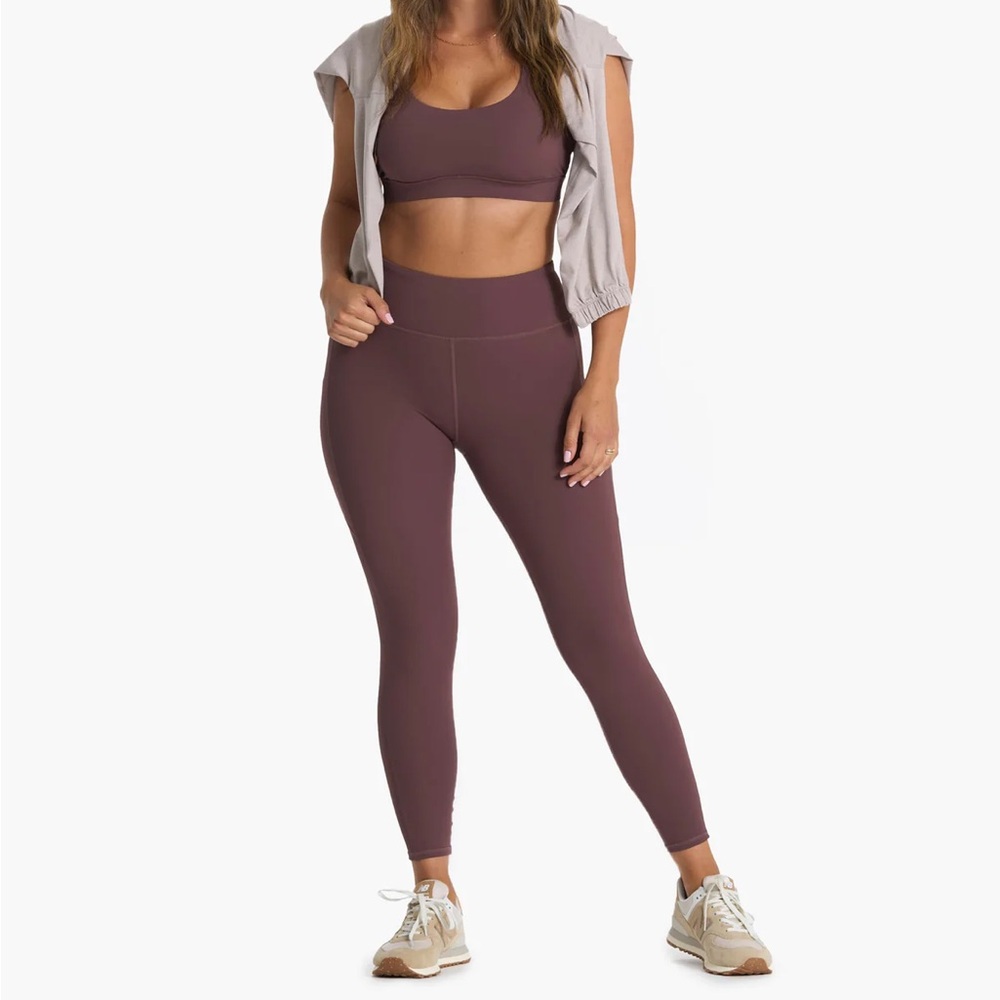 Vuori High-Waist Mauve Leggings